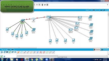 Cisco Packet Tracer tutorial:Wireless router configure