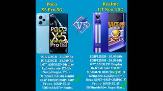 Poco X5 Pro vs Realme GT Neo 3। Realme GT Neo 3 vs Poco X5 Pro,realmepoco shortsshort thepktech