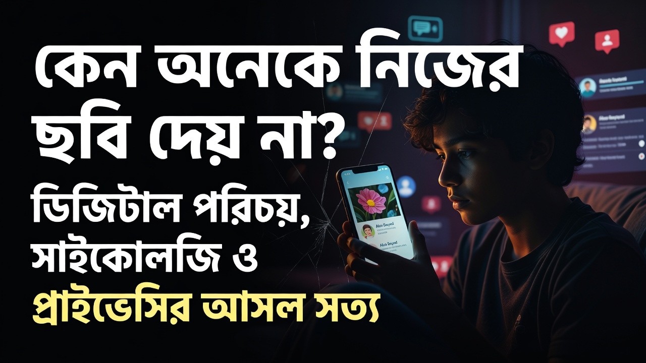 কেন অনেকে সোশ্যাল মিডিয়ায় নিজের ছবি দেয় না? | ডিজিটাল পরিচয়, সাইকোলজি ও প্রাইভেসির আসল সত্য