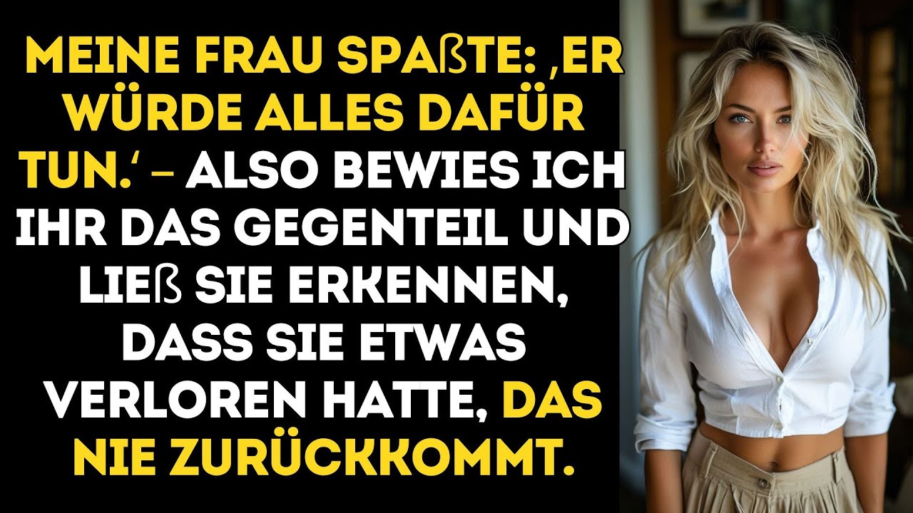 Sie witzelte, ich würde NIE Nein sagen – meine ruhige Antwort zog eine GRENZE, die sie nicht..