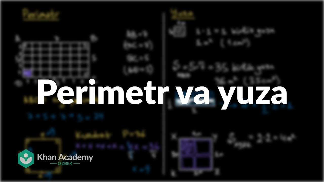 Perimetr va yuza| Geometriya asoslari | Geometriya