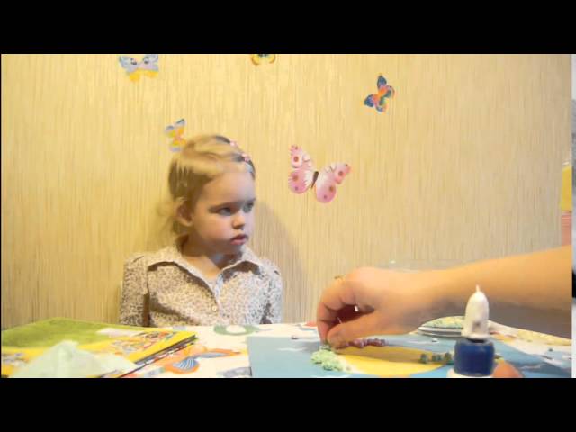 Поделки из салфеток своими руками - разноцветная рыбка