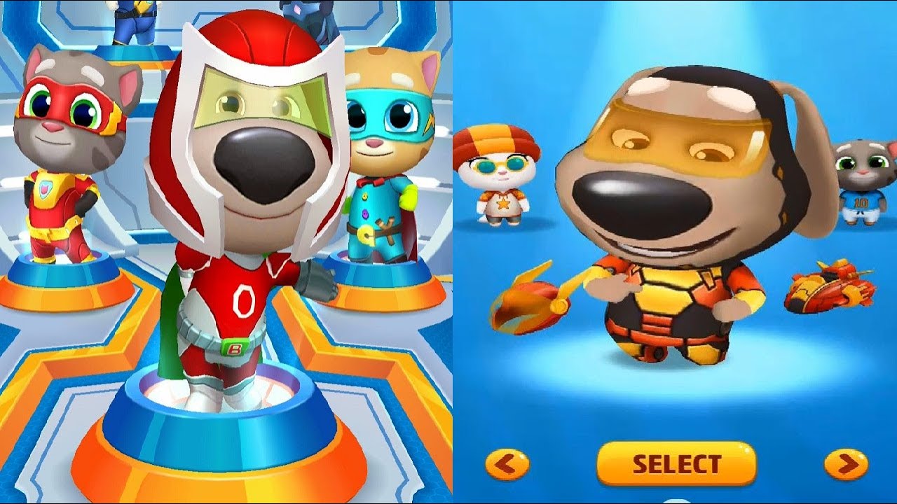 Talking Tom Gold Run VS Talking Tom Hero Dash New Update 2020 SUPER