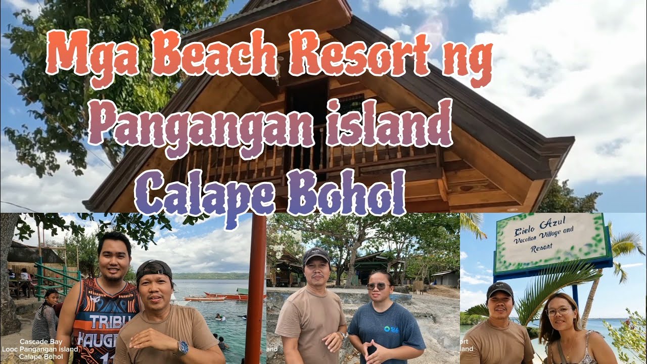 Mga beach resort ng Pangangan island Calape Bohol
