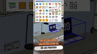 Tip đặt vật thể lên mặt sàn/địa hình nhanh với JHS Powerbar #sketchup