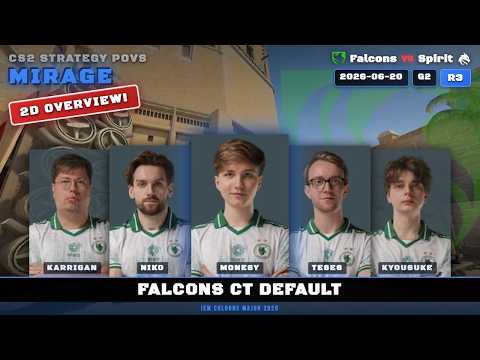 Falcons CT Default vs Spirit - Mirage - IEM Cologne Major 2026