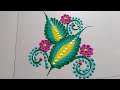 Beautiful and unique rangoli design  by jyoti raut rangoli