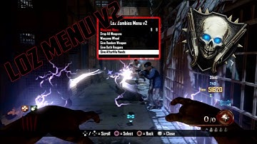 Black ops 2 Zombies | Loz Menu V2 | GSC