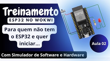 Programação com ESP32: Simulando no WOKWI - Chaves e LEDS.