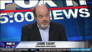 KTTV FOX 11, LA: Net Neutrality Repeal Gives Telecoms Control Over Internet, Says Consumer Watchdog