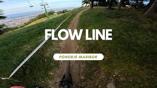 Flow Line with big Jumps Bikepark Pohorje Maribor Slovenia 🇸🇮 Full Run POV RAW