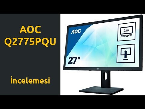 AOC Q2775PQU Monitör İncelemesi