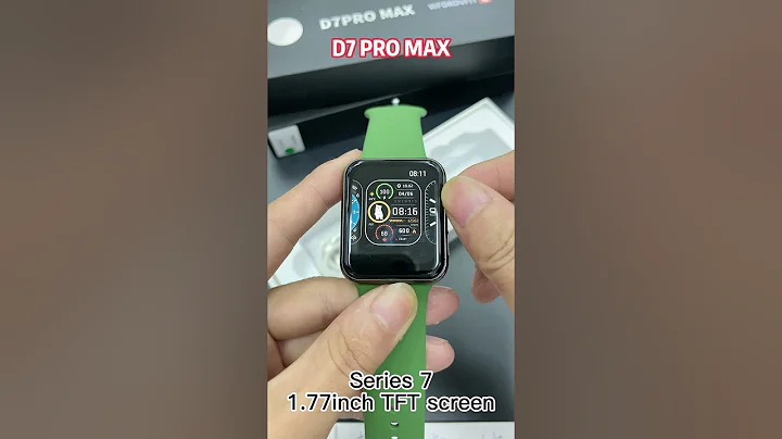 2022 Finow D7 Pro Max Smartwatch GREEN Color Unboxing&Review, 1.77inch RTK8762D Series Watch 7 Copy!