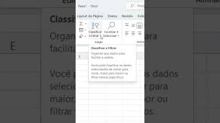 Como Colocar em Ordem Alfabética no Excel