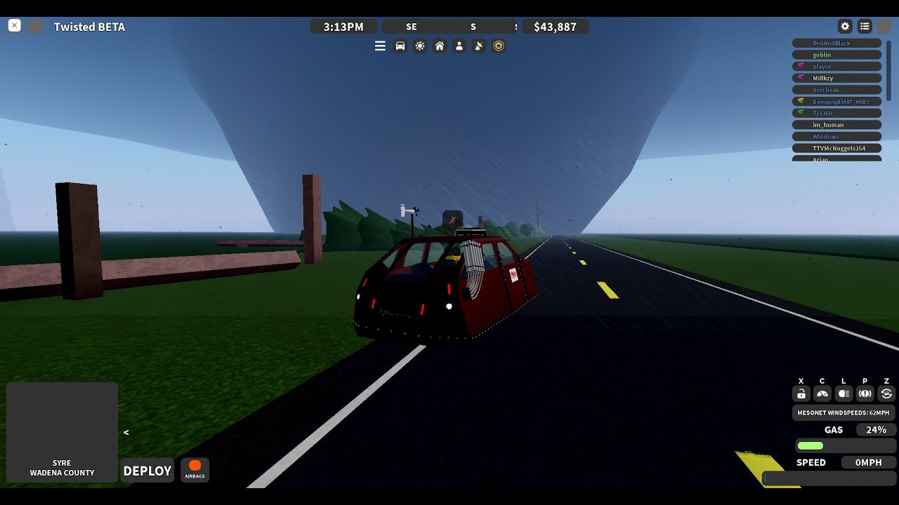 Crazy twisted tornado intercept[TWISTED ROBLOX] - YouTube