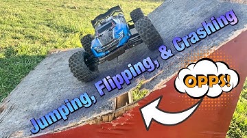 Arrma Kraton 6s V5 RC Truck Jumping, Flipping, & Crashing