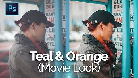 Cinematic Color Grading 2 in Adobe Photoshop CC in less than 4 minutes | Teal and Orange Look
