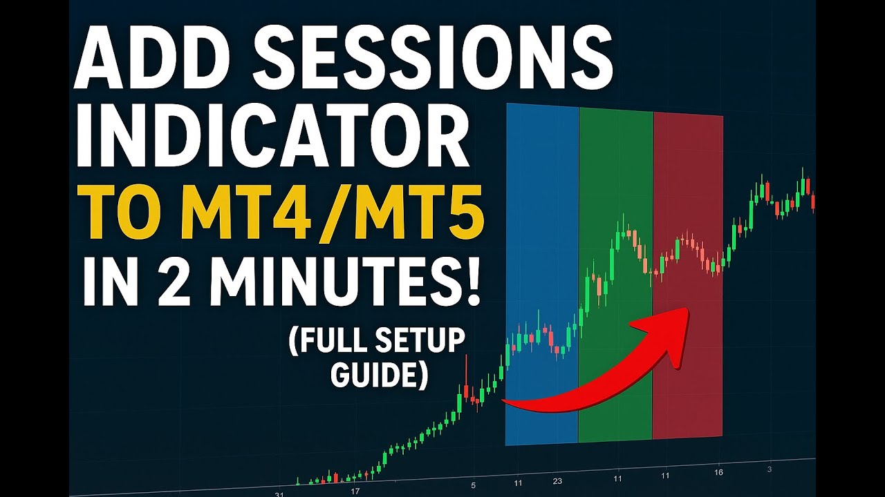 Add Sessions Indicator to MT4/MT5 in 2 Minutes! 🚀 (Full Setup Guide ...