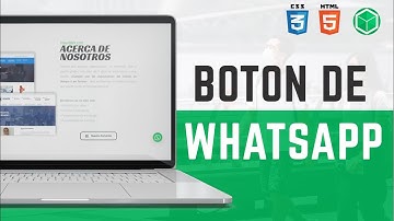 Botón Flotante de Whatsapp || Página web || HTML