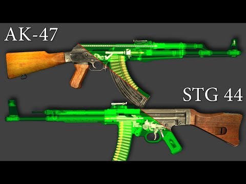 Video: StG 44 og AK-47: sammenligning, beskrivelse, egenskaper