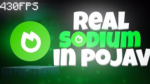 How To Play Real Sodium In Pojav(No Crash) 💯🔥