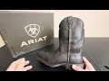 Ariat rambler western boot  mens leather square toe western boots review