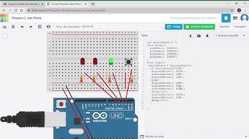 Circuito proyecto 2 arduino INTERFACE DE NAVE ESPACIAL (Tinkercad)