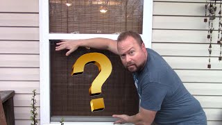 How To Remove A Window Screen