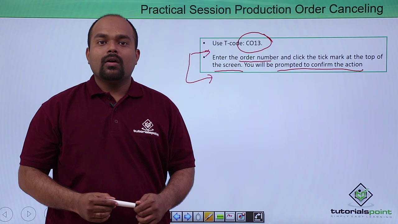 SAP PP - Canceling Production Order - YouTube
