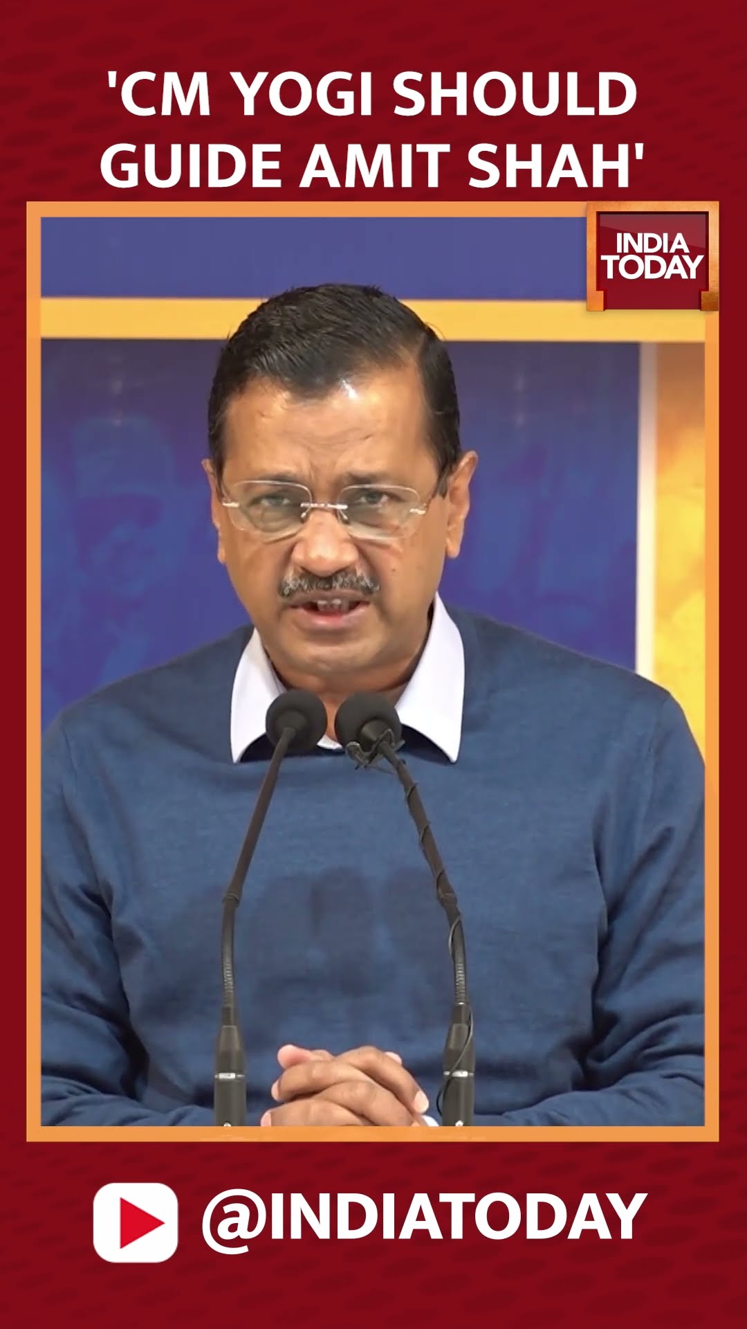 Yogi Adityanath Should Guide Amit Shah How To Improve Law And Order In Delhi: Arvind Kejriwal