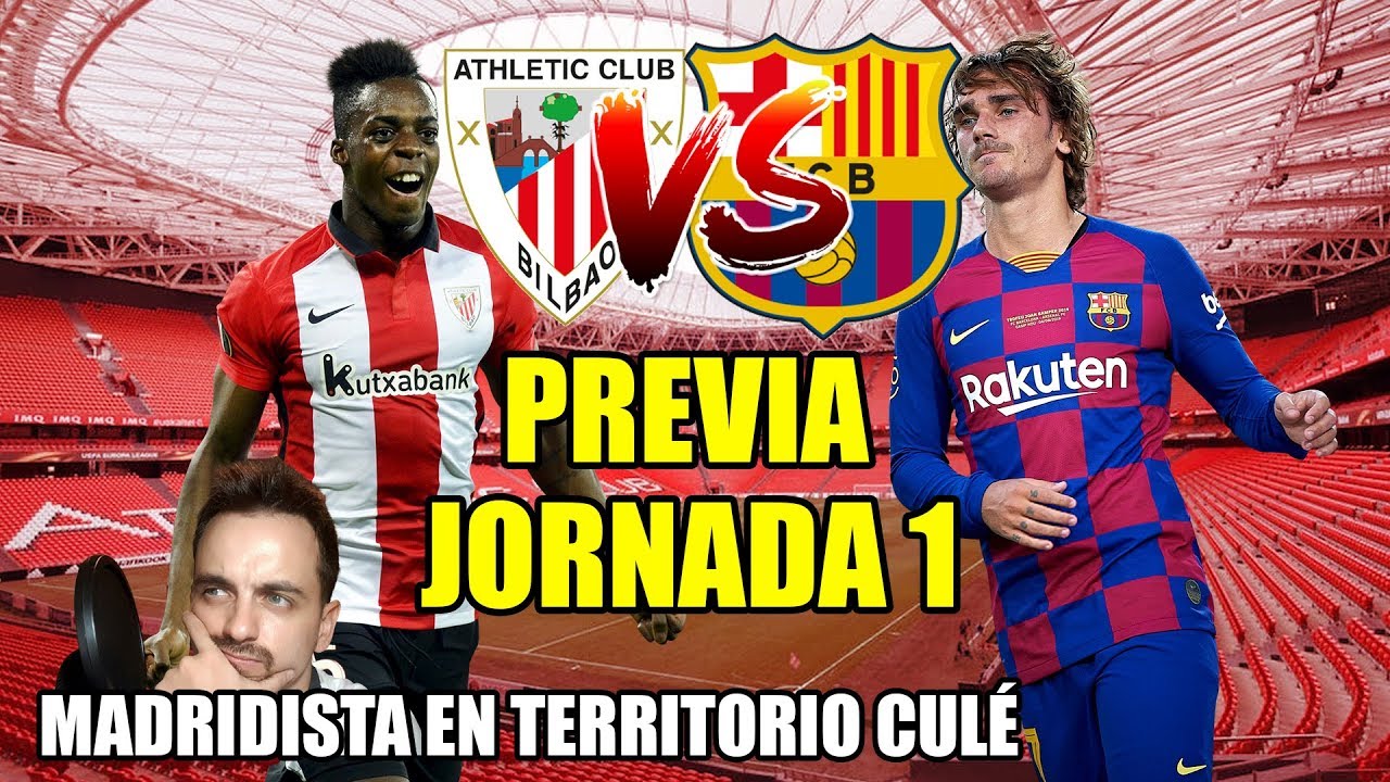EL FÚTBOL! ATH. BILBAO VS FC BARCELONA · JORNADA 1 LALIGA 2019/20 YouTube EL FÚTBOL! ATH. BILBAO VS FC BARCELONA · JORNADA 1 LALIGA 2019/20 YouTube