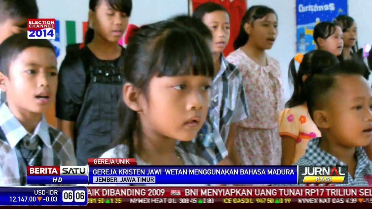 Madura, Bahasa Pengantar Ibadah di Gereja Jember - YouTube