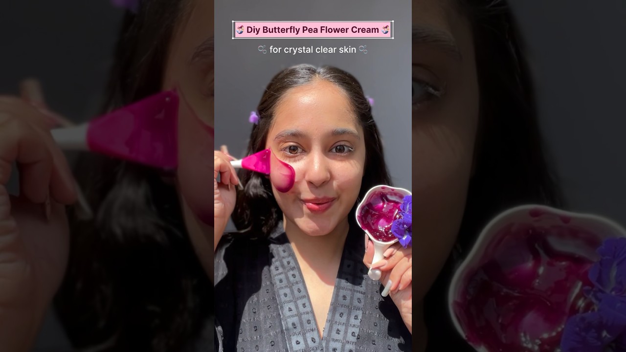 DIY BUTTERFLY PEA FLOWER CREAM 