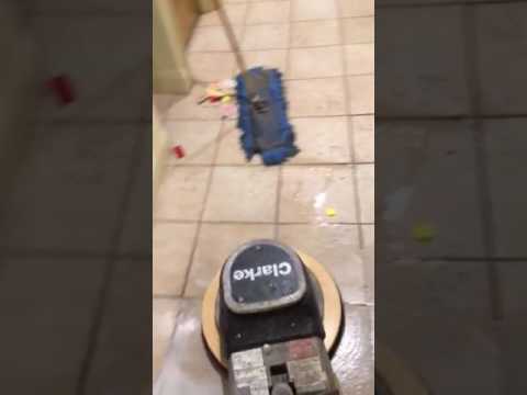 Clarke Fm 2000 Floor Polisher Commercial Walk Behind Burnisher