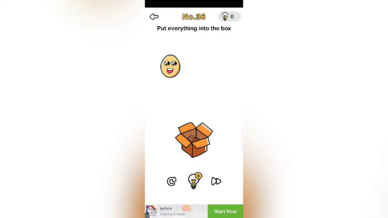 Brain Out level 36 | Put everything into the box