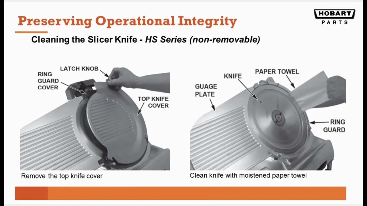 Hobart Slicer Maintenance inar YouTube