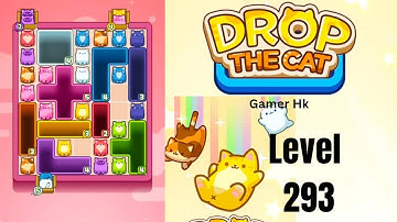 Drop The Cat Level 293 very hard level Walkthrough Solution 
