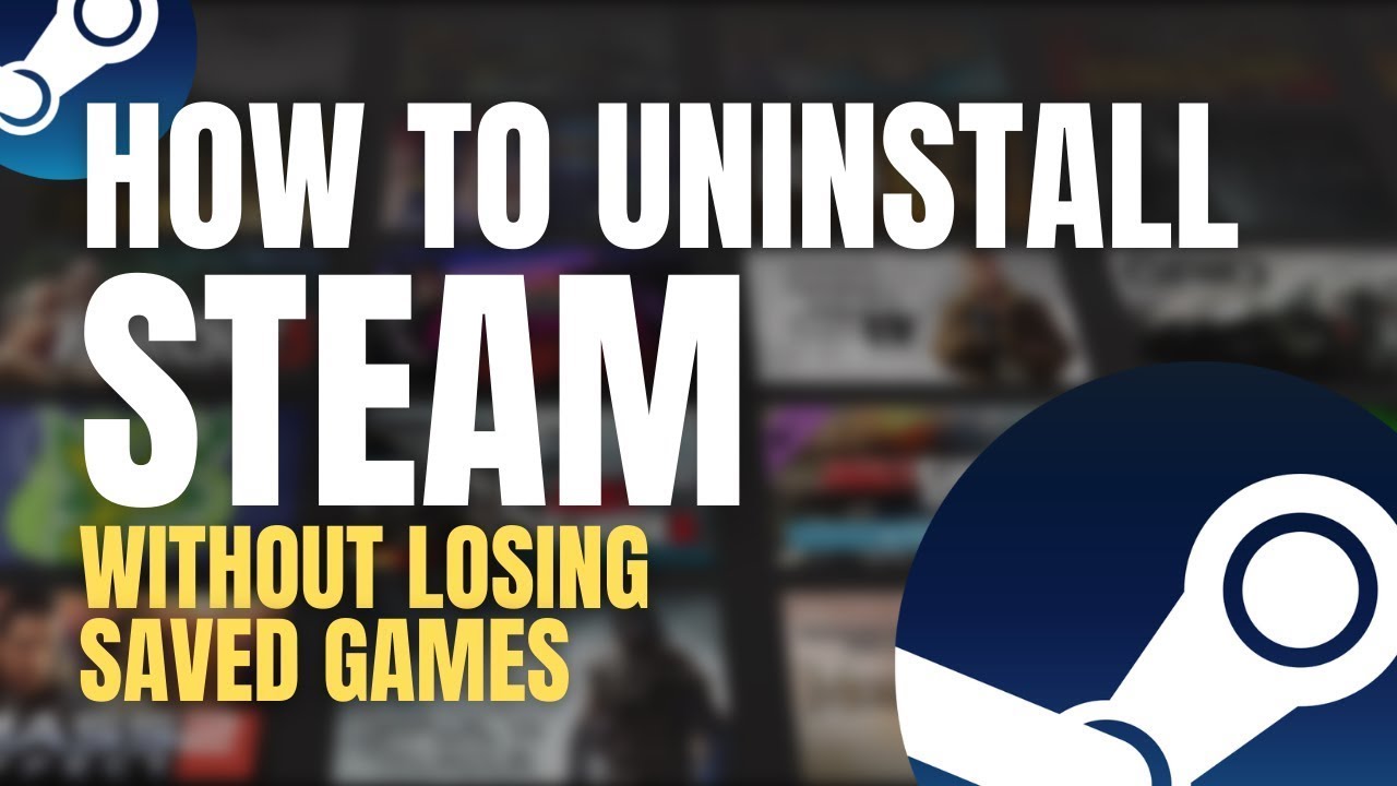 How to reinstall Windows 10 without losing Steam games?