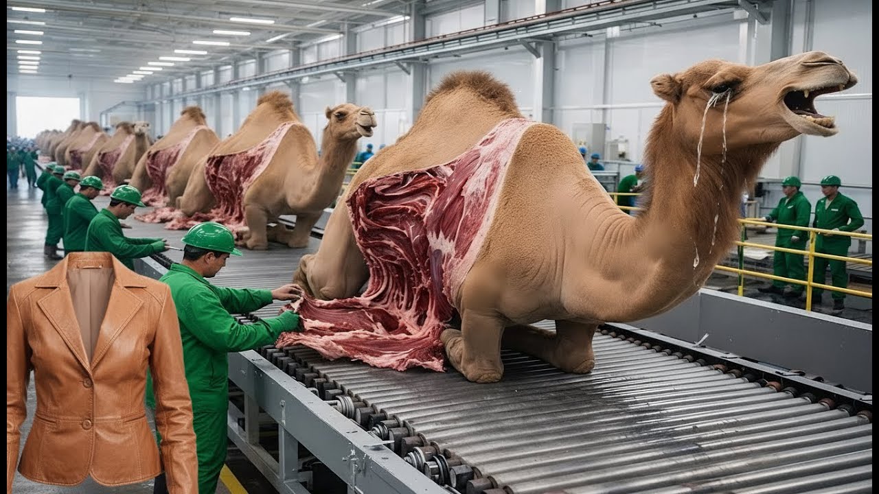 Inside the World’s Largest Leather Factory: Camel Hide to Million-Dollar Jackets | Mass Production