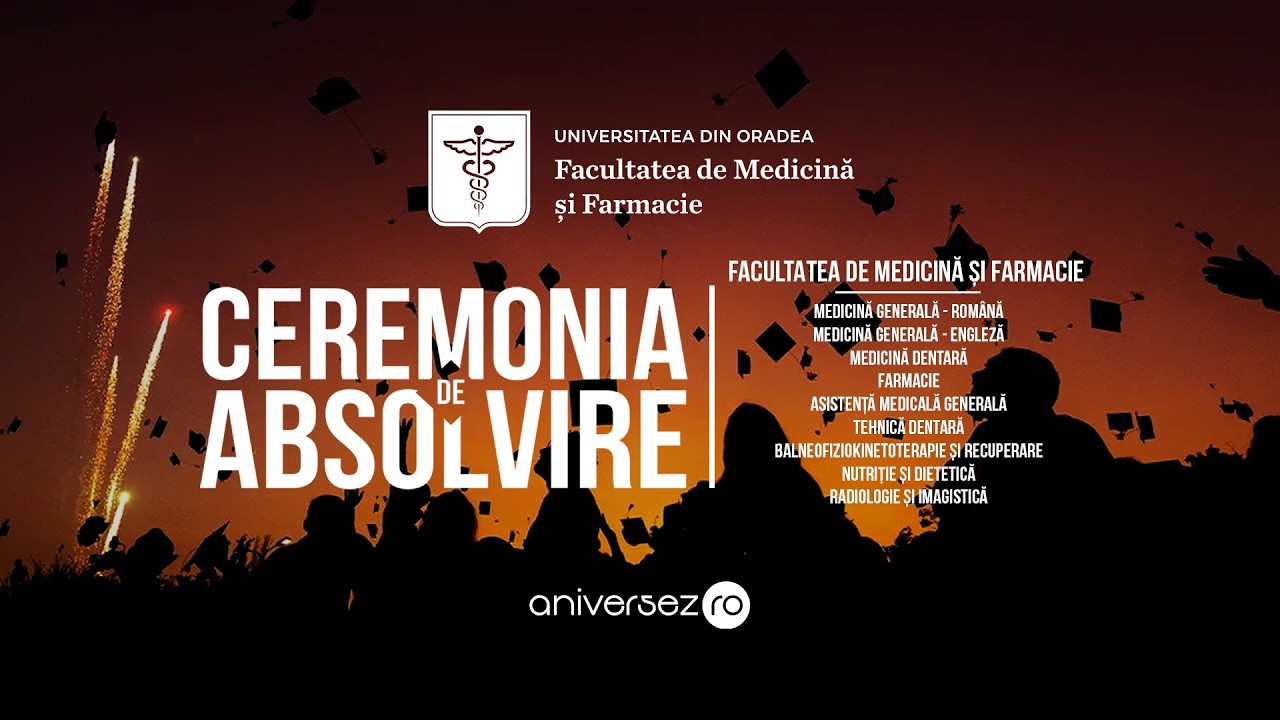 Ceremonia de Absolvire 2026 | Facultatea de Medicină și Farmacie