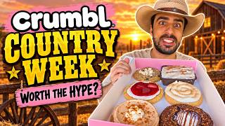 Trying Crumbl’s Country Week Cookies 🤠 Worth the Hype