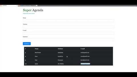 CRUD em php com PDO[Insert]