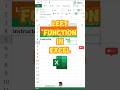 LEFT Function in Excel | Extract text From the Left | #excel #excelfunction #excelformula #shorts