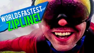 Fastest zipline in the world - Zip world VELOCITY