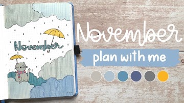November 2020 Bullet Journal Setup | Plan With Me | BUJOANDCOOKIES
