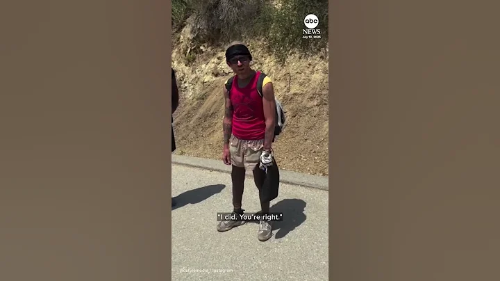 Hikers confront man accused of starting fire on Los Angeles trail