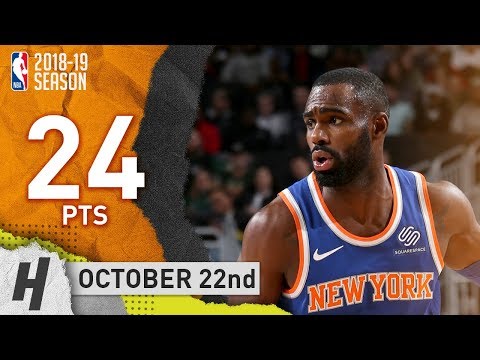 Tim Hardaway Full Highlights Knicks vs Bucks 2018.10.22 - 23 Pts!