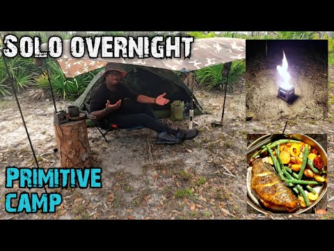 SOLO Camping - COOKING FOOD - Catch and Cook