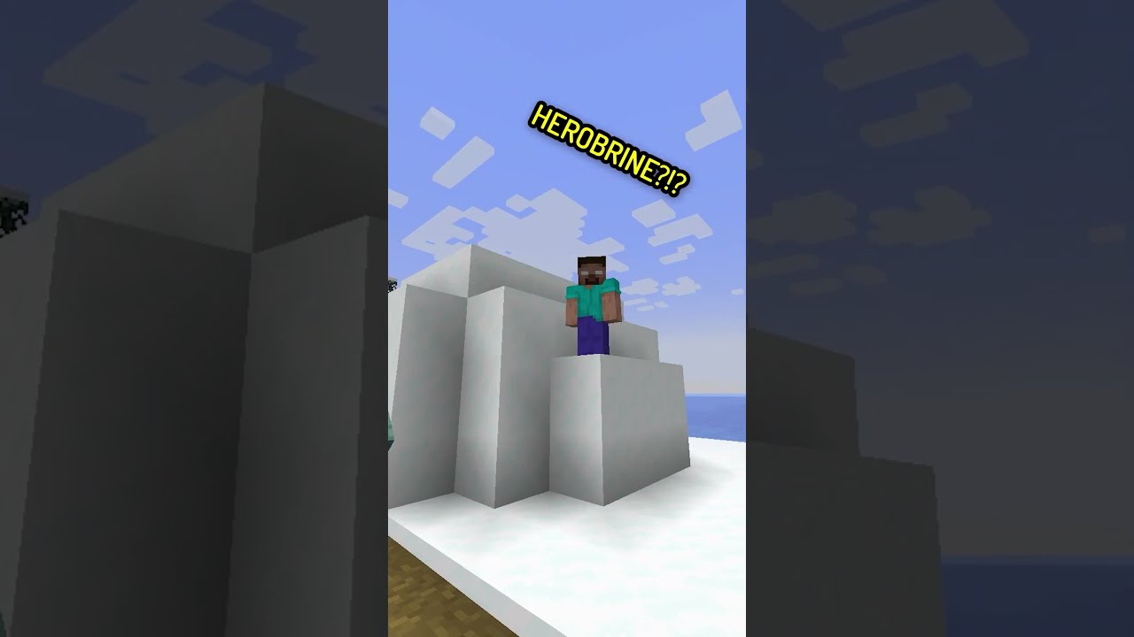 This Mod Adds HEROBRINE To Minecraft From The Fog
