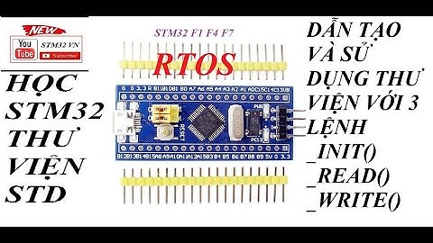 Học STM32 F1 -  RTOS Xử Lý Đa Nhiệm